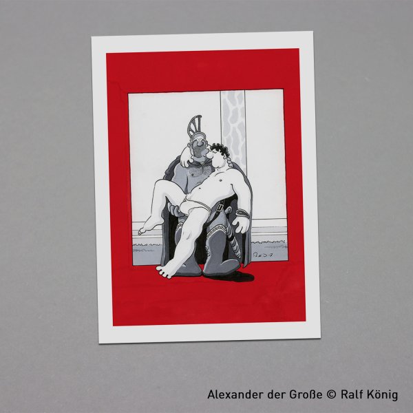 Postkarte Alexander der Große