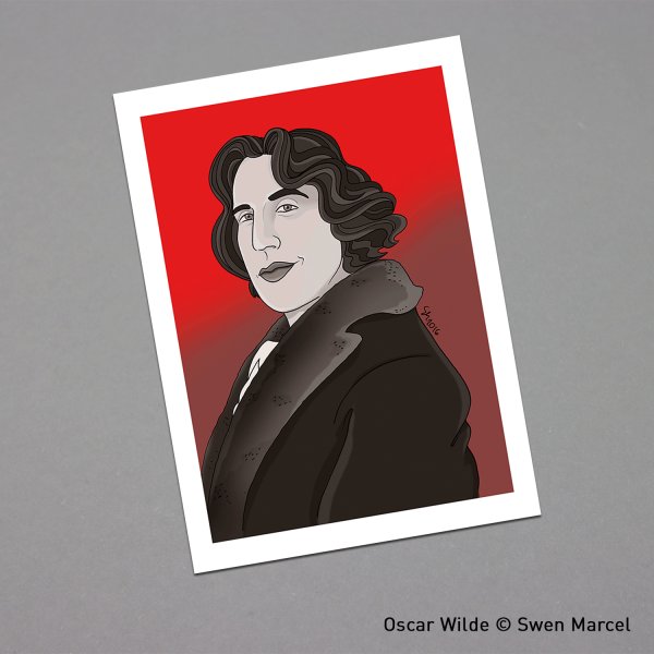 Postkarte Oscar Wilde