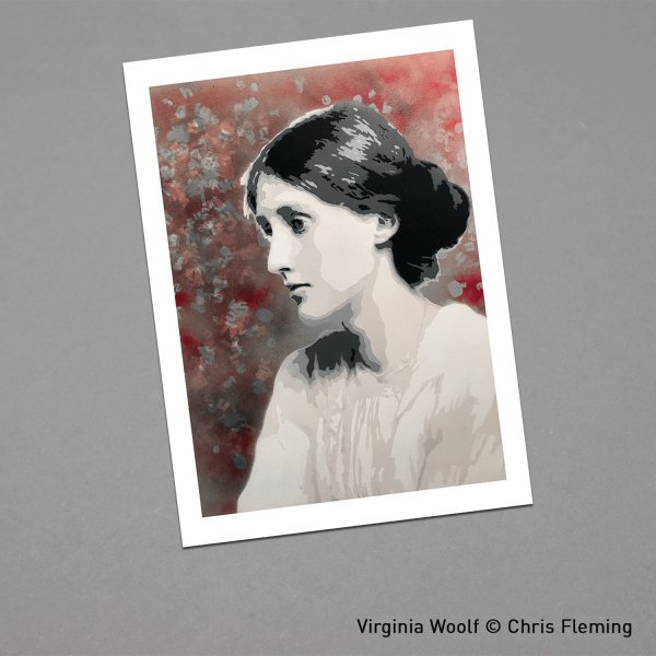 Postkarte Virginia Woolf