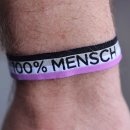 100% MENSCH Bändchen Regenbogen-bi-ace-trans (4er-Pack)