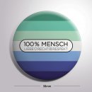 100% MENSCH Button "schwul"