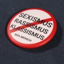 100% MENSCH Button "Stop Sexismus"