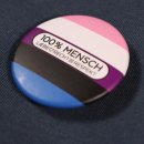 100% MENSCH Button "genderfluid"